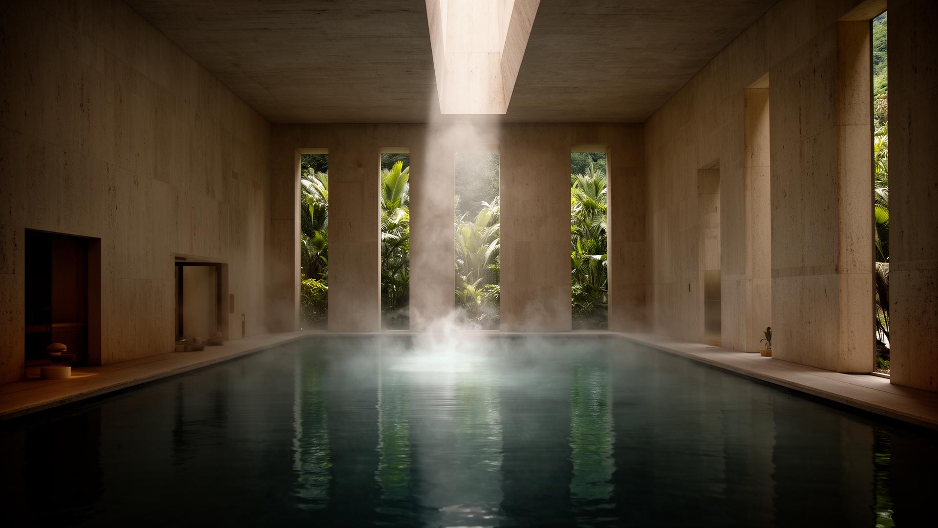 The springs become the architecture.